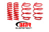 BMR 16-17 6th Gen Camaro V8 Performance Version Lowering Springs (Set Of 4) - Red BMR Suspension