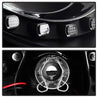 Spyder Volkswagen Beetle 06-10 Projector Headlights DRL LED Black PRO-YD-VB06-DRL-BK SPYDER