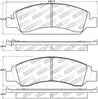 StopTech 08-17 Cadillac Escalade Street Performance Front Brake Pads Stoptech