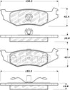 StopTech Street Select Brake Pads - Rear Stoptech