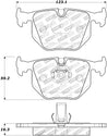 StopTech Street Touring 04-10 BMW 528i/530xi/535i xDrive Rear Brake Pads Stoptech