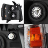 Xtune Chevy Silverado 07-13 Crystal Headlights Chrome HD-JH-CS07-AM-C SPYDER