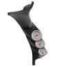 Autometer 99-06 Ford Powerstroke/SD Black Triple Pillar Ultra-Lite Gauge Kit AutoMeter