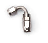 Russell Performance -8 AN Endura 120 Degree Full Flow Swivel Hose End (With 3/4in Radius) Russell