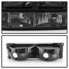 Xtune Chevy Suburban 94-98 Headlights w/ Corner & Parking Lights 8pcs Smoked HD-JH-CCK88-AM-SM-SET SPYDER