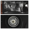 Xtune Chevy Colorado 04-12 OEM Headlights w/ Bumper Lights Black HD-JH-CCOL04-SET-BK SPYDER