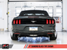 AWE Tuning S550 Mustang EcoBoost Axle-back Exhaust - Touring Edition (Diamond Black Tips) AWE Tuning