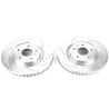 Power Stop 14-19 Nissan Rogue Front Evolution Drilled & Slotted Rotors - Pair PowerStop