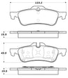 StopTech Street Touring 02-06 Mini Rear Brake Pads Stoptech