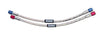 Russell Performance -4 AN 15in 90 Degree to Straight Pre-Made Nitrous and Fuel Line Russell