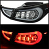 Spyder Hyundai Elantra 11-13 Light Bar LED Tail Lights Black ALT-YD-HYELAN11-LED-BK SPYDER