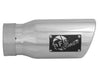 aFe MACH Force-Xp 3in Inlet x 4in Outlet x 9in Length 304 Stainless Steel Exhaust Tip Polished aFe