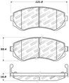 StopTech Performance 89-06/96 Nissan 240SX Front Brake Pads Stoptech