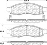 StopTech Street Select Brake Pads - Rear Stoptech