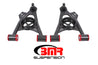 BMR 94-04 Ford Mustang Non-Adj. A-Arms Lower (Poly) w/ Spring Pocket - Black Hammertone BMR Suspension