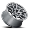 ICON Vector 5 17x8.5 5x5 -6mm Offset 4.5in BS 71.5mm Bore Titanium Wheel ICON