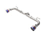 aFe Takeda 2-1/2in 304 SS Axle-Back Exhaust w/ Blue Flame Tips 14-18 Mazda 3 L4 2.0L/2.5L aFe