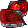 ANZO 1998-2005 Lexus Gs300 LED Taillights Red/Clear ANZO