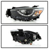 Spyder Mazda CX-5 13-15 Projector Headlights - DRL LED - Black PRO-YD-MCX513-DRL-BK SPYDER