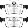 EBC 2013+ Lincoln MKZ 2.0L Hybrid Ultimax2 Rear Brake Pads EBC