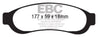 EBC 05-07 Ford F350 (inc Super Duty) 5.4 DRW 2WD Ultimax2 Rear Brake Pads EBC