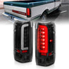 ANZO 1987-1996 Ford F-150 LED Taillights Black Housing Clear Lens (Pair) ANZO