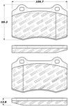 StopTech Street Touring 00-06 Jaguar S Typre R / XJ R / XJR-S Rear Brake Pads Stoptech