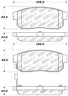 StopTech Performance 04-07 RX-8 Rear Pads Stoptech