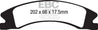 EBC 15+ Cadillac Escalade Ext/Esv 6.2 2WD Ultimax2 Front Brake Pads EBC