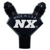 Nitrous Express 1/8NPT x 3AN x 3AN Billet Pure-Flo Y Fitting - Black Nitrous Express