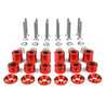 BuiltRight Industries 42 Piece Tech Plate Mounting Hardware Kit - Red BuiltRight Industries