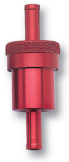 Russell Performance Red Street Fuel Filter (3in Length 1-1/8in diameter 5/16in inlet/outlet) Russell