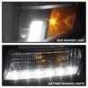 Spyder Chevy Tahoe / Suburban 2015 -2016 Projector Headlights - DRL LED - Black PRO-YD-CTA15-DRL-BK SPYDER