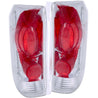 ANZO 1989-1996 Ford F-150 Taillights Chrome ANZO