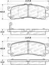 StopTech Street Brake Pads - Front Stoptech