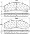 StopTech Street Select Brake Pads - Rear Stoptech