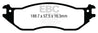 EBC 04-07 Ford Econoline E150 4.6 Yellowstuff Front Brake Pads EBC