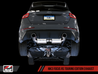 AWE Tuning Ford Focus RS Touring Edition Cat-back Exhaust - Non-Resonated - Diamond Black Tips AWE Tuning