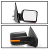 xTune 07-14 Ford F-150 Heated Amber Seq LED Signal OEM Pwr Mirrors (Pair) (MIR-03FF07-G2-PW-RAM-SET) SPYDER