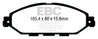 EBC 12-13 Infiniti JX35 3.5 Ultimax2 Front Brake Pads EBC