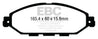 EBC 2015+ Nissan Murano 3.5L Redstuff Front Brake Pads EBC