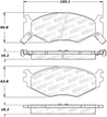 StopTech Street Brake Pads - Front Stoptech