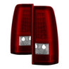 xTune Chevy Silverado 1500/2500/3500 99-02 / Version 3 Tail Lights Red Clear ALT-ON-CS99V3-LBLED-RC SPYDER
