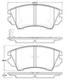 StopTech Performance Front Brake Pads 11-16 Chevy Caprice Stoptech