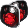 ANZO 2001-2003 Ford F-150 Taillights Black ANZO