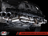 AWE Tuning 2020 Chevrolet Corvette (C8) Touring Edition Exhaust - Quad Diamond Black Tips AWE Tuning