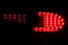 ANZO 2006-2011 Honda Civic LED Taillights Black ANZO