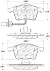 StopTech Performance 07-09 Mazda 3 Front Brake Pads Stoptech