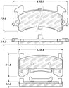 StopTech Sport Brake Pads w/Shims and Hardware - Front Stoptech