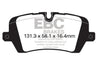 EBC 13+ Land Rover Range Rover 3.0 Supercharged Greenstuff Rear Brake Pads EBC